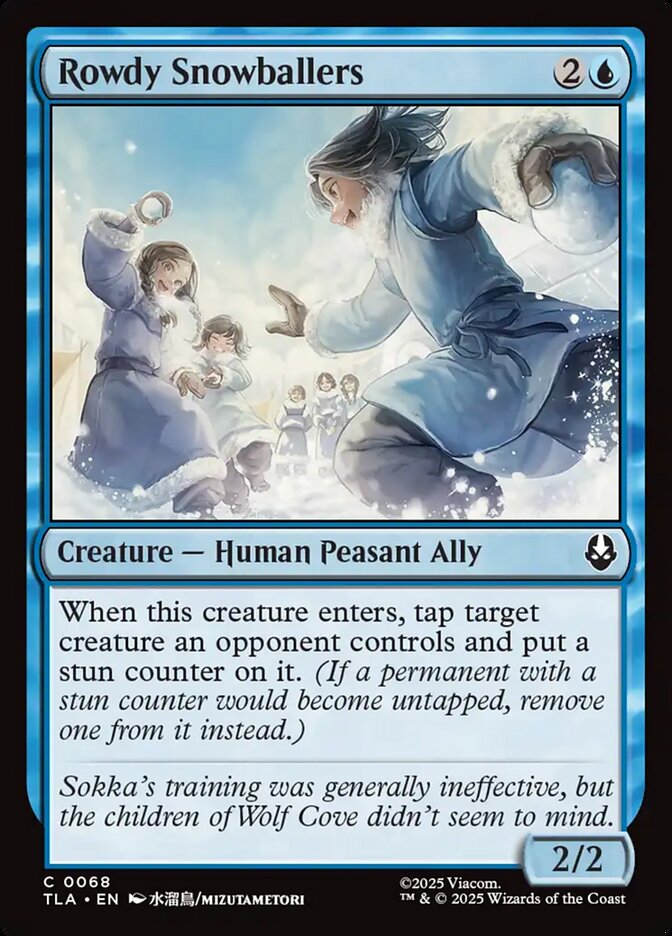 Rowdy Snowballers 68/286 (Avatar: The Last Airbender)  - Foil | Good Games Morley