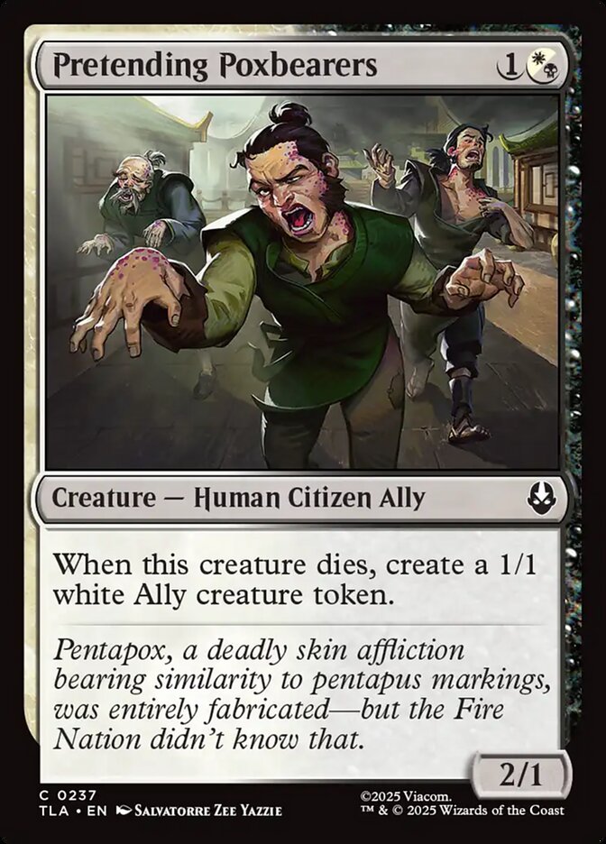 Pretending Poxbearers 237/286 (Avatar: The Last Airbender)  | Good Games Morley