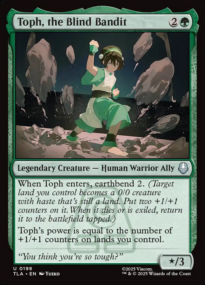 Toph the Blind Bandit 198 (Avatar: The Last Airbender)  | Good Games Morley