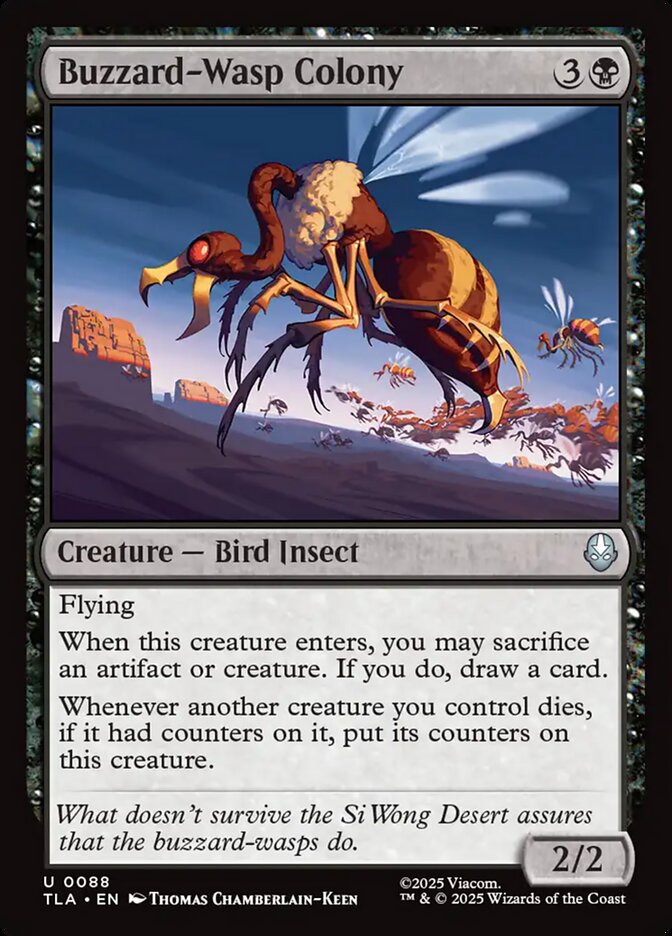 Buzzard-Wasp Colony 88/286 (Avatar: The Last Airbender)  - Foil | Good Games Morley