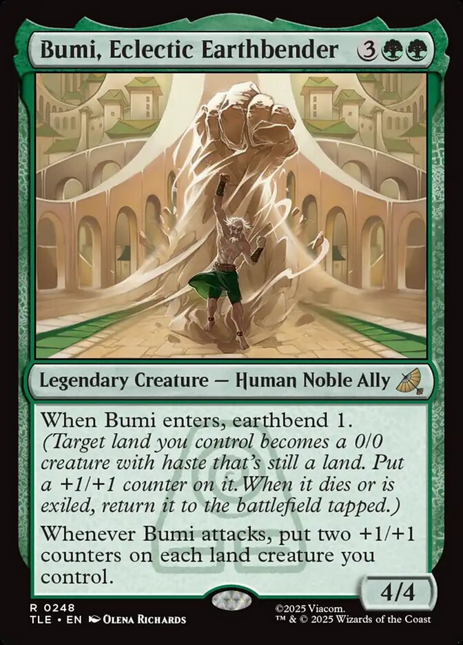Bumi, Eclectic Earthbender 248 (Avatar: The Last Airbender: Eternal-Legal)  - Foil | Good Games Morley