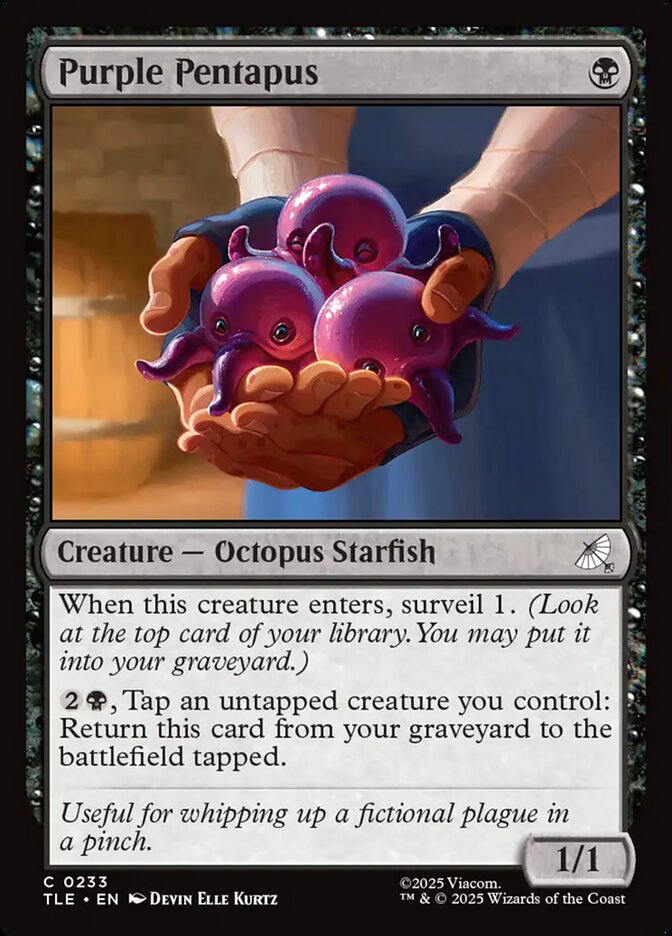 Purple Pentapus 233/317 (Avatar: The Last Airbender: Eternal-Legal)  - Foil | Good Games Morley