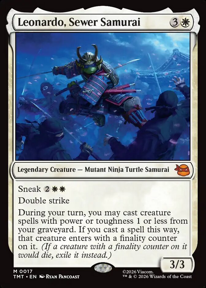 Leonardo Sewer Samurai 17 (Teenage Mutant Ninja Turtles)  - Foil | Good Games Morley