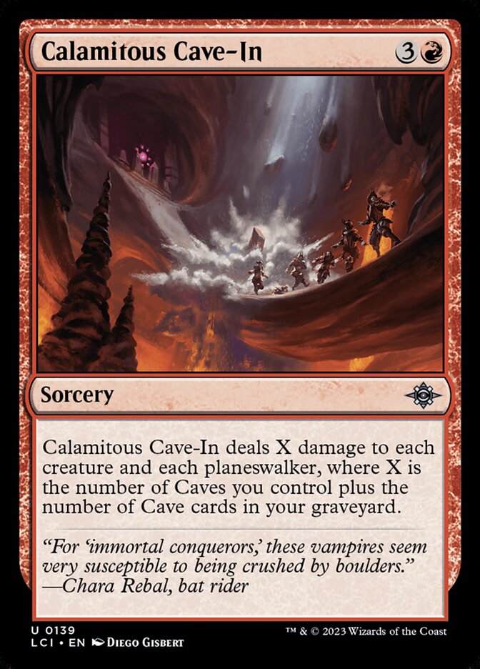 Calamitous Cave-In 139/291 (The Lost Caverns of Ixalan)  | Good Games Morley