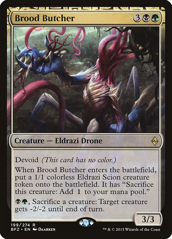Brood Butcher 199/274 (Battle for Zendikar)  - Foil | Good Games Morley