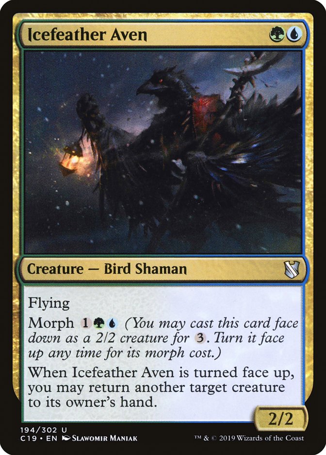 Icefeather Aven 194/302 (Commander 2019)  | Good Games Morley