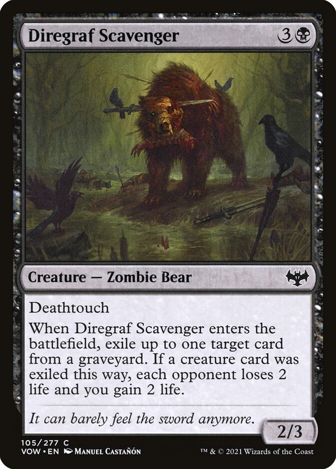 Diregraf Scavenger 105/277 (Innistrad: Crimson Vow)  | Good Games Morley