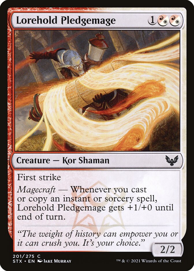 Lorehold Pledgemage 201/275 (Strixhaven: School of Mages)  | Good Games Morley