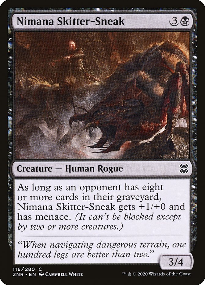 Nimana Skitter-Sneak 116/280 (Zendikar Rising)  | Good Games Morley