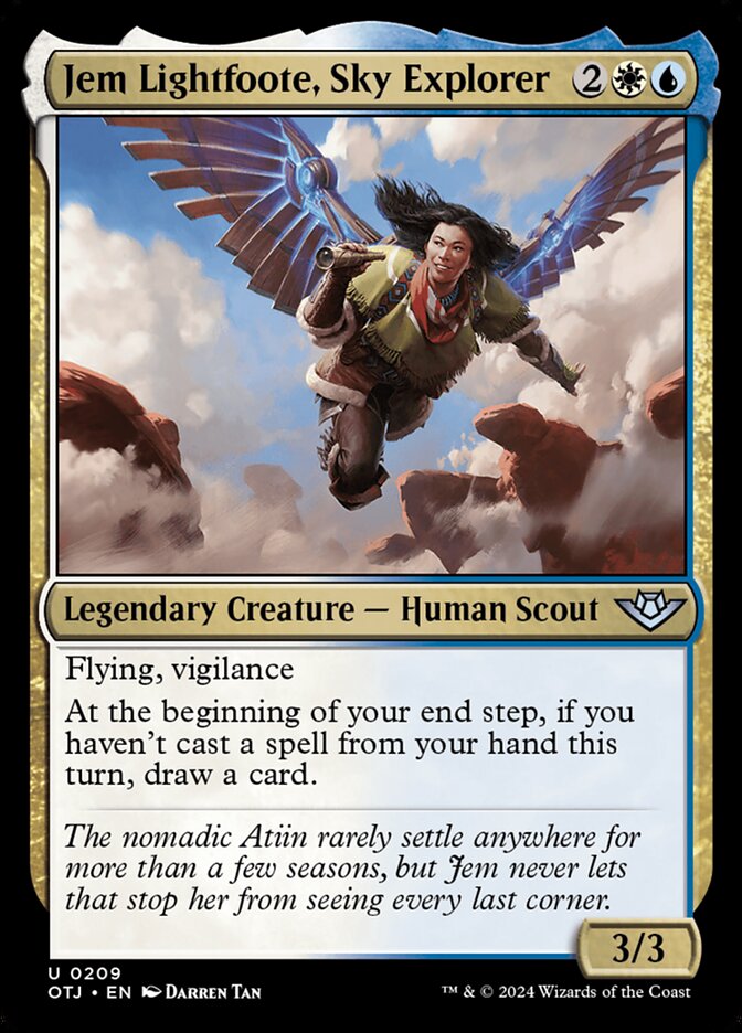 Jem Lightfoote, Sky Explorer 209/286 (Outlaws of Thunder Junction)  - Foil | Good Games Morley