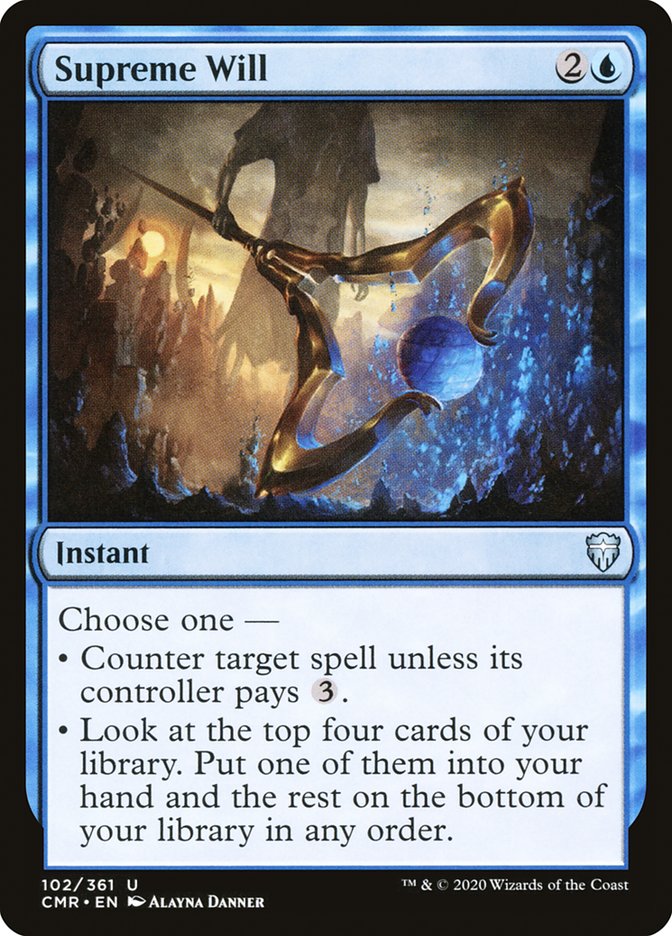 Supreme Will 102 (Commander Legends)  - Foil | Good Games Morley