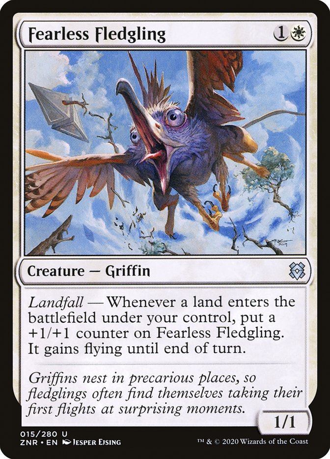 Fearless Fledgling 15/280 (Zendikar Rising)  | Good Games Morley