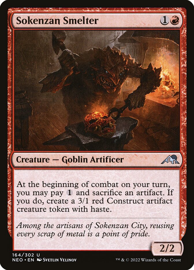 Sokenzan Smelter 164/302 (Kamigawa: Neon Dynasty)  - Foil | Good Games Morley
