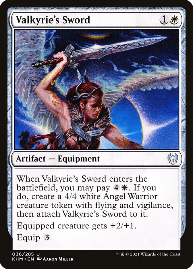 Valkyrie's Sword 36/285 (Kaldheim)  | Good Games Morley