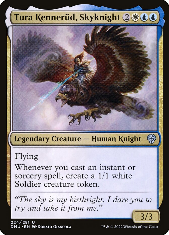 Tura Kennerüd, Skyknight 224 (Dominaria United)  - Foil | Good Games Morley