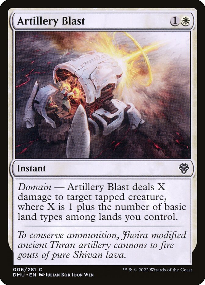 Artillery Blast 6/281 (Dominaria United)  | Good Games Morley