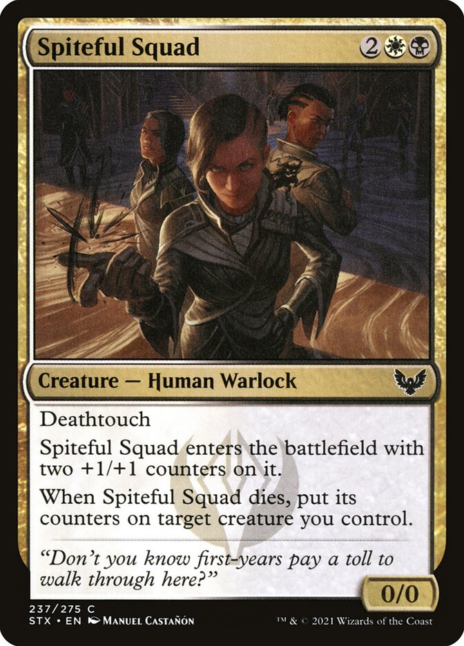 Spiteful Squad 237 (Strixhaven: School of Mages)  - Foil | Good Games Morley