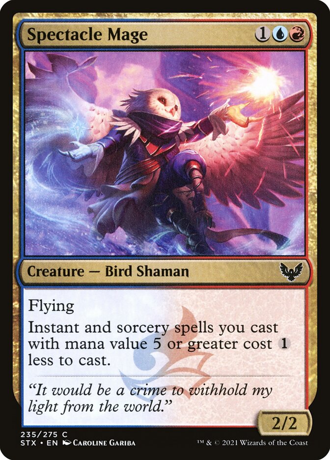 Spectacle Mage 235 (Strixhaven: School of Mages)  - Foil | Good Games Morley