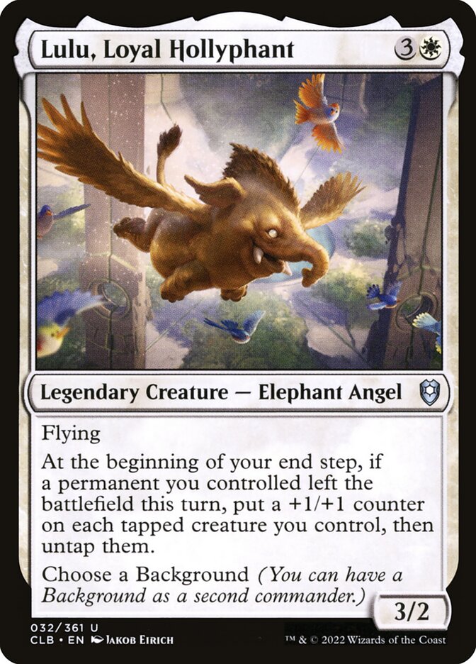 Lulu Loyal Hollyphant 32 (Commander Legends: Battle for Baldur's Gate)  | Good Games Morley