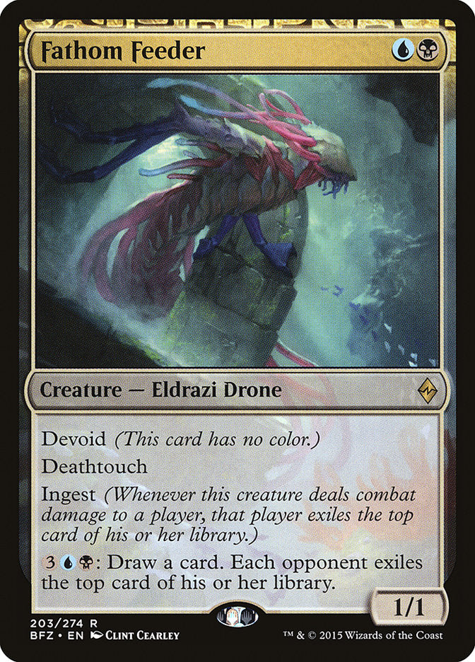 Fathom Feeder 203/274 (Battle for Zendikar)  - Foil | Good Games Morley