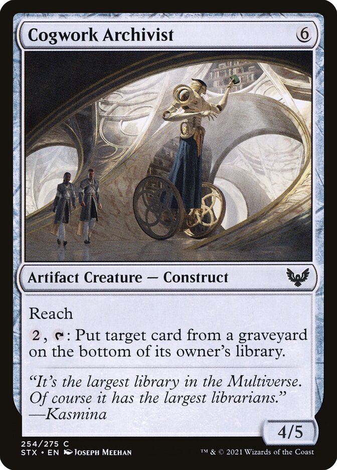 Cogwork Archivist 254 (Strixhaven: School of Mages)  - Foil | Good Games Morley