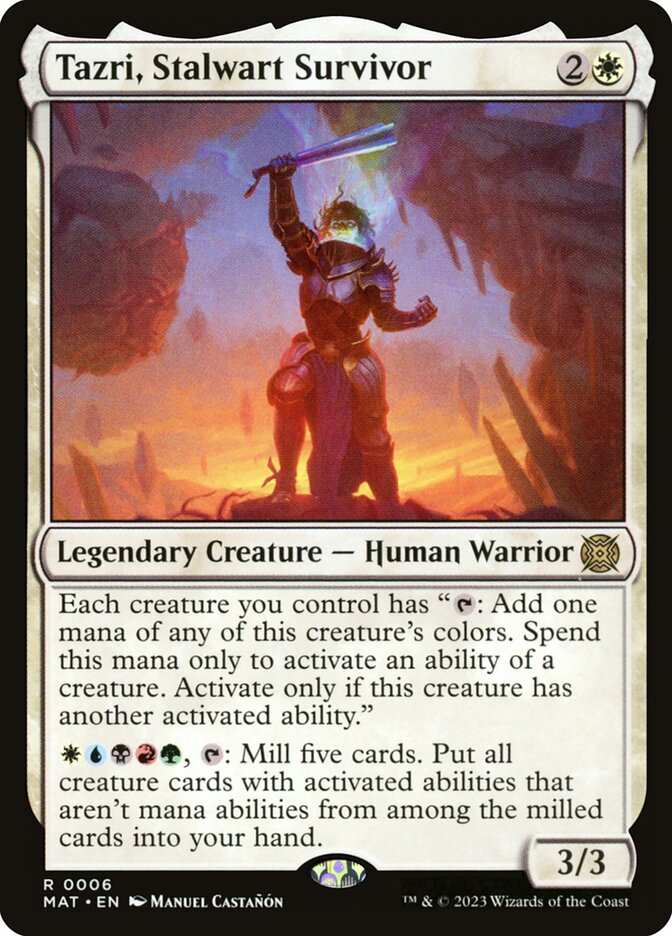 Tazri, Stalwart Survivor 6/50 (March of the Machine: The Aftermath)  | Good Games Morley