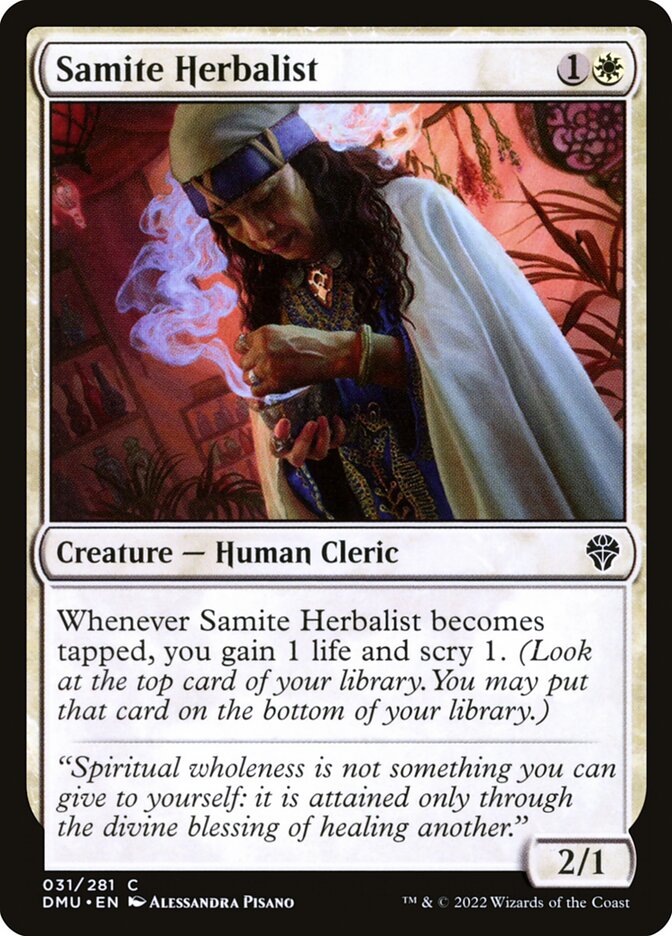 Samite Herbalist 31/281 (Dominaria United)  | Good Games Morley