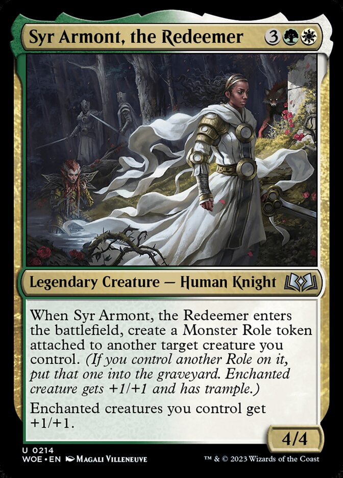 Syr Armont, the Redeemer 214/276 (Wilds of Eldraine)  | Good Games Morley