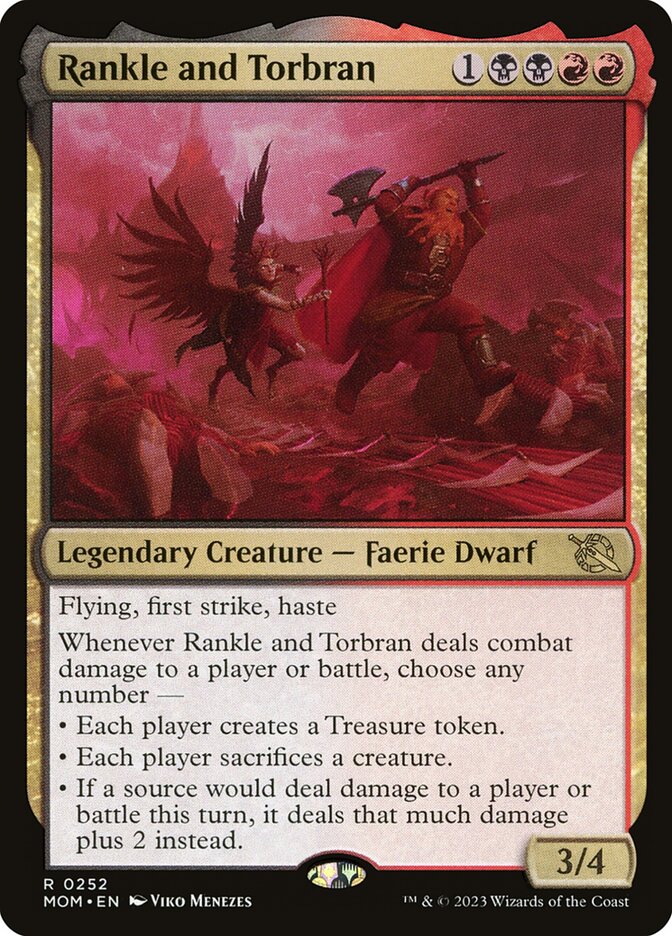 Rankle and Torbran 252/291 (March of the Machine)  - Foil | Good Games Morley