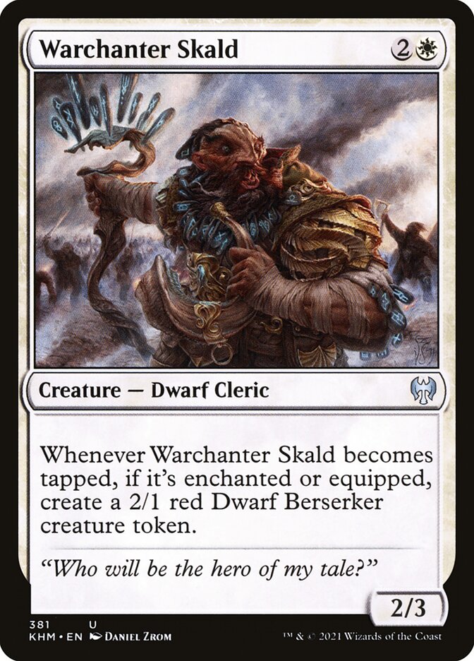Warchanter Skald 381/285 (Kaldheim)  | Good Games Morley