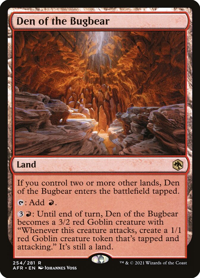 Den of the Bugbear 254 (Adventures in the Forgotten Realms)  - Foil | Good Games Morley