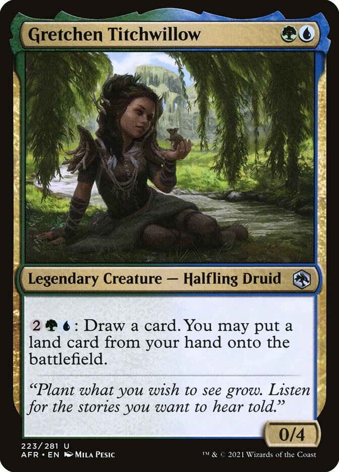 Gretchen Titchwillow 223 (Adventures in the Forgotten Realms)  - Foil | Good Games Morley