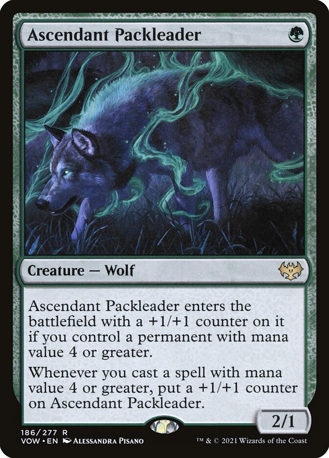 Ascendant Packleader 186 (Innistrad: Crimson Vow)  | Good Games Morley