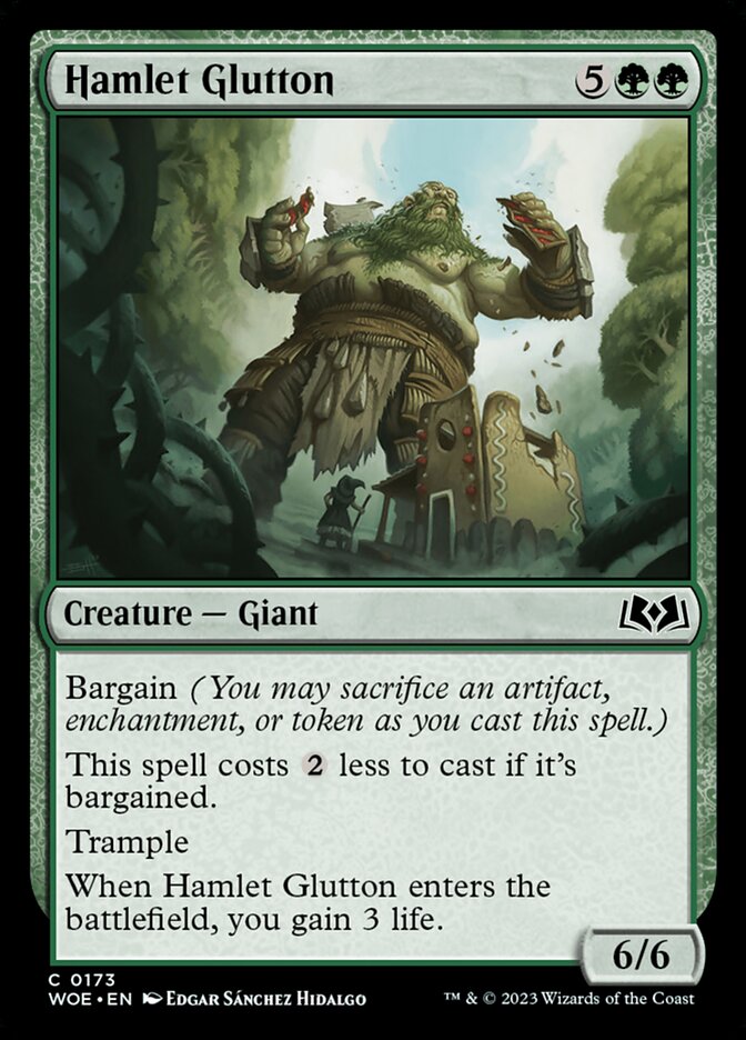 Hamlet Glutton 173/276 (Wilds of Eldraine)  - Foil | Good Games Morley
