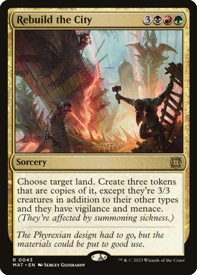 Rebuild the City 43 (March of the Machine: The Aftermath)  - Foil | Good Games Morley