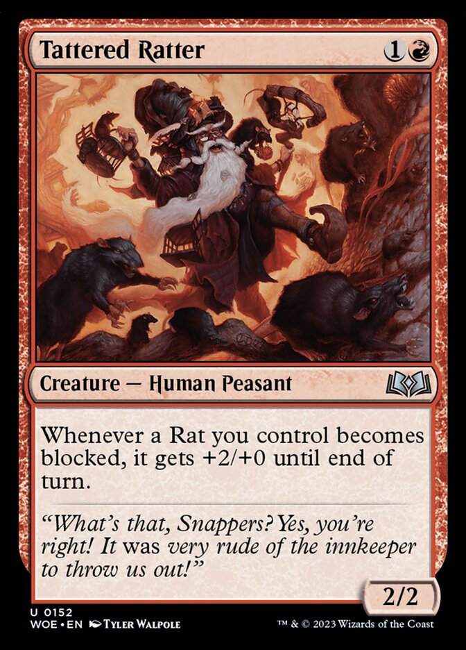 Tattered Ratter 152/276 (Wilds of Eldraine)  | Good Games Morley