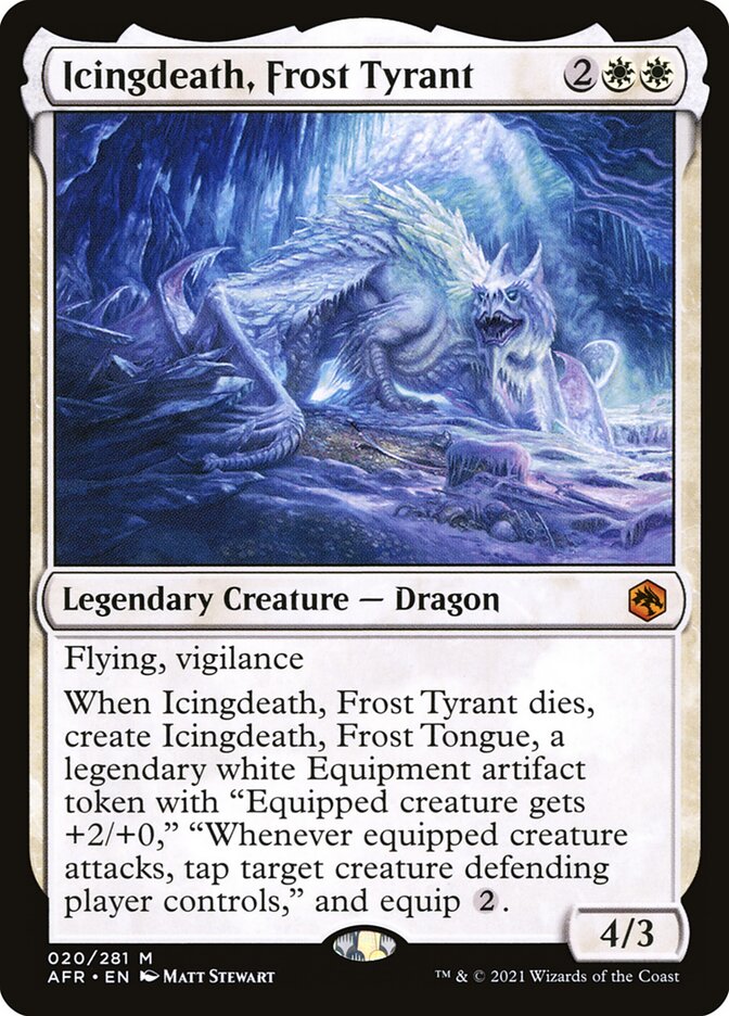 Icingdeath, Frost Tyrant 20 (Adventures in the Forgotten Realms)  - Foil | Good Games Morley