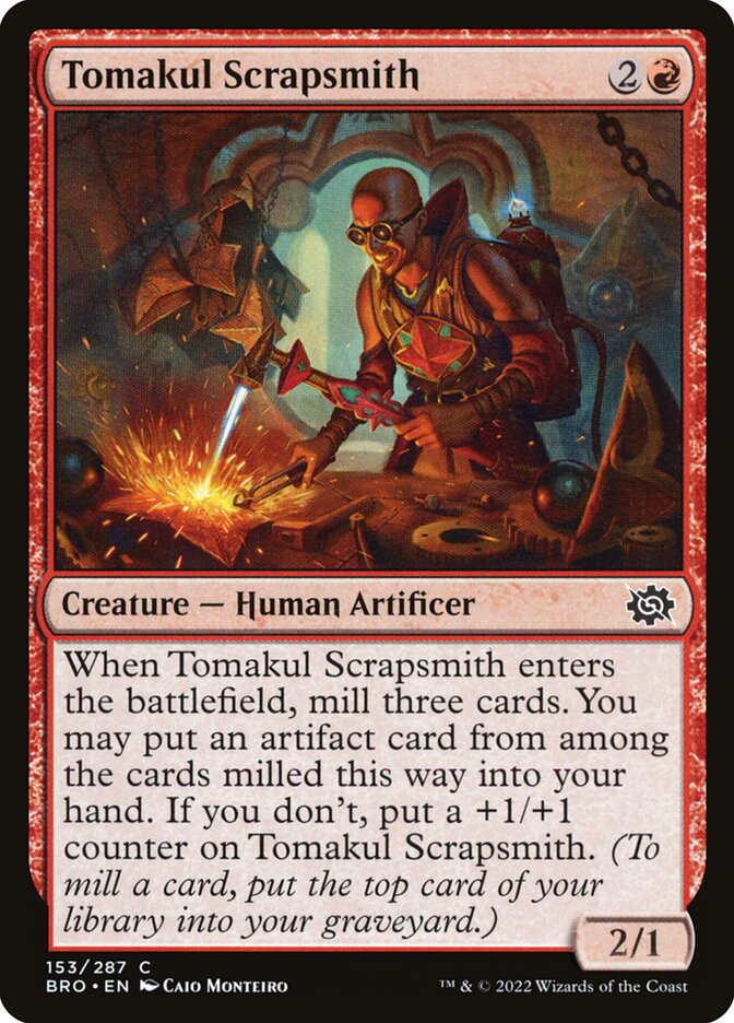 Tomakul Scrapsmith 153/287 (The Brothers' War)  | Good Games Morley