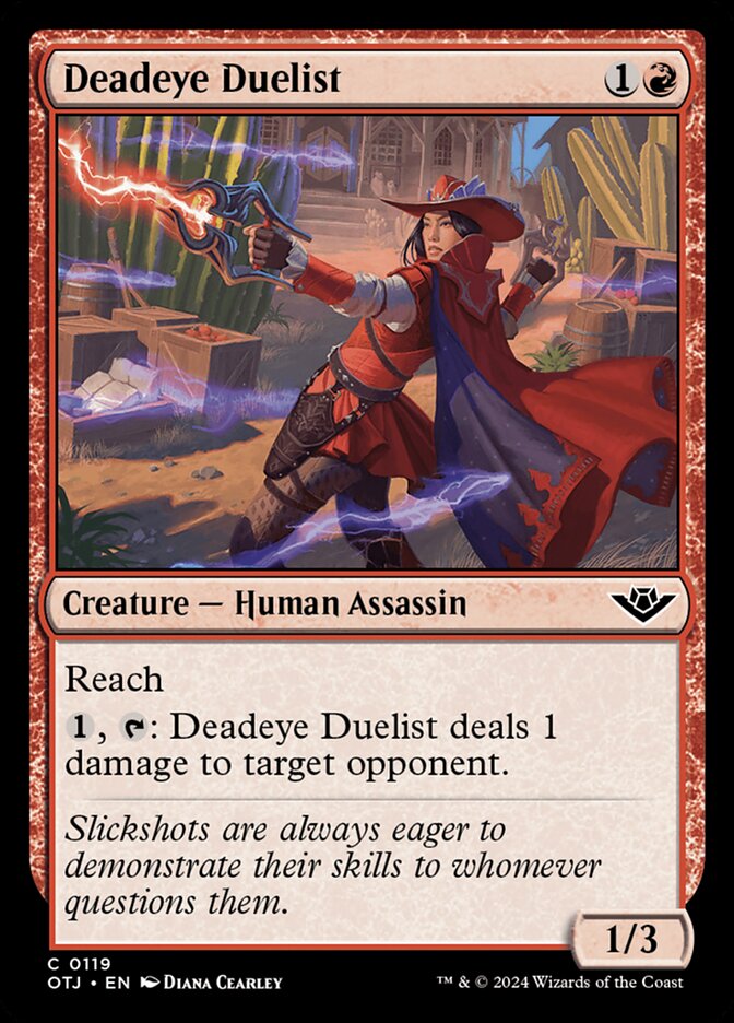 Deadeye Duelist 119 (Outlaws of Thunder Junction)  | Good Games Morley