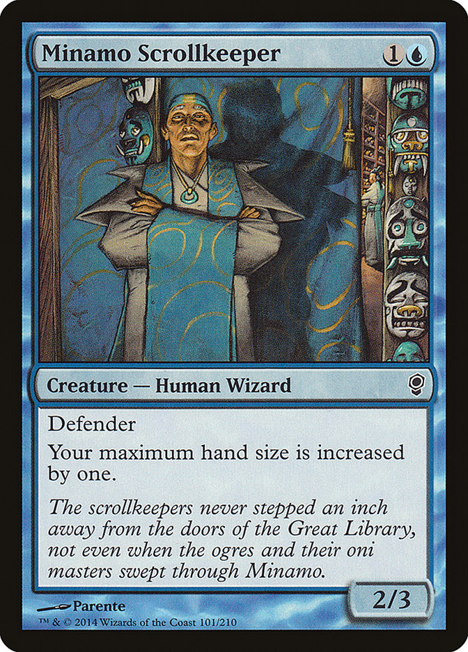 Minamo Scrollkeeper 101/210 (Conspiracy)  - Foil | Good Games Morley