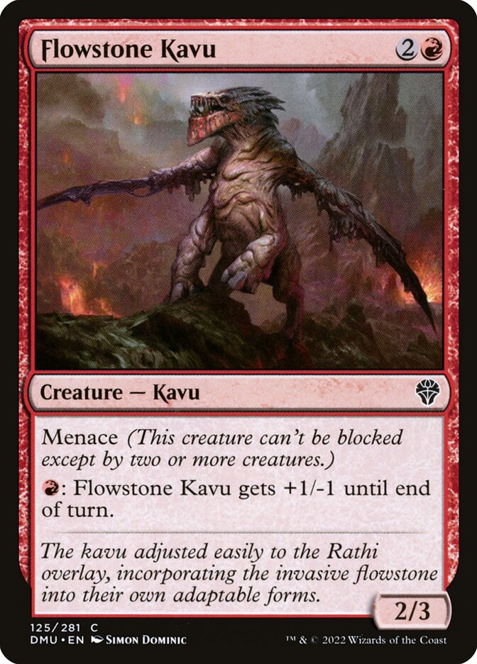 Flowstone Kavu 125/281 (Dominaria United)  | Good Games Morley