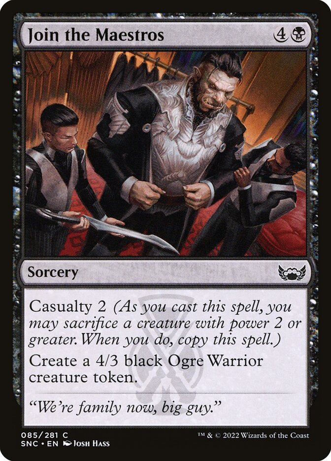 Join the Maestros 85/281 (Streets of New Capenna)  - Foil | Good Games Morley