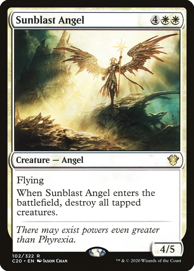 Sunblast Angel 102/322 (Commander 2020)  | Good Games Morley