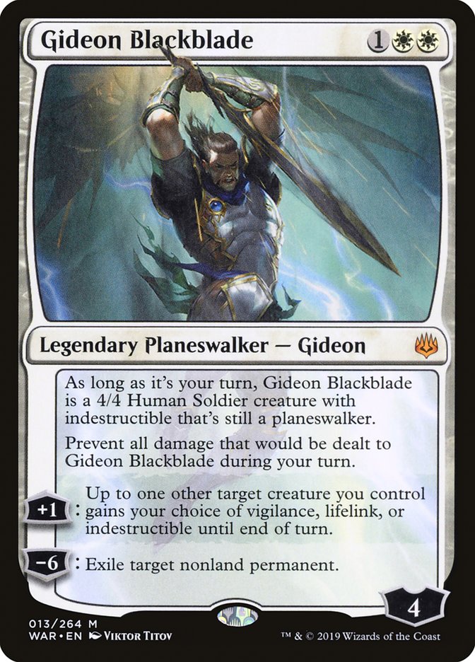 Gideon Blackblade 13/264 (War of the Spark)  | Good Games Morley