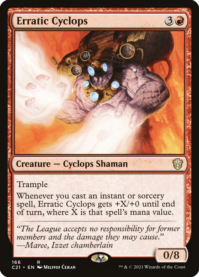 Erratic Cyclops 166 (Commander 2021)  | Good Games Morley
