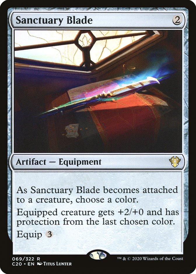 Sanctuary Blade 69/322 (Commander 2020)  | Good Games Morley