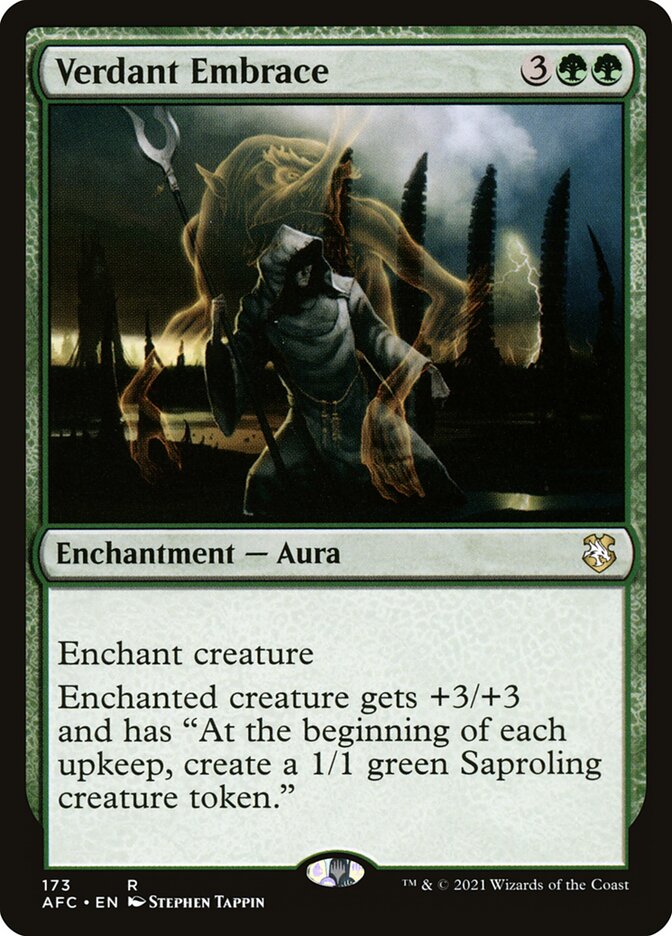 Verdant Embrace 173/62 (Commander: Adventures in the Forgotten Realms)  | Good Games Morley