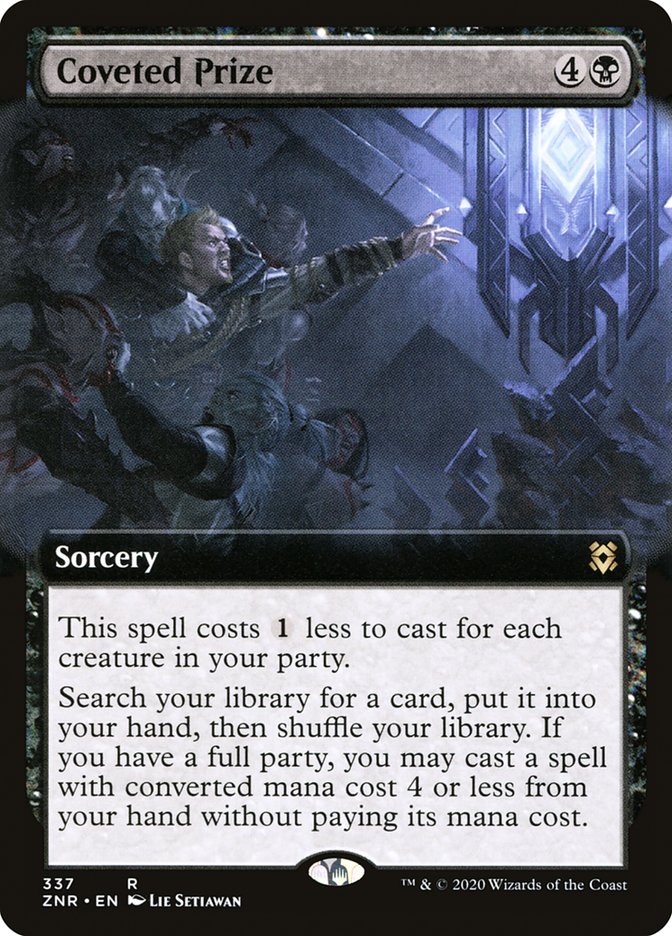 Coveted Prize 337/280 (Zendikar Rising)  - Extended Art Foil | Good Games Morley