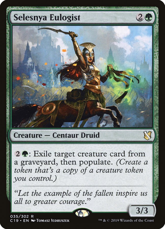 Selesnya Eulogist 35/302 (Commander 2019)  | Good Games Morley