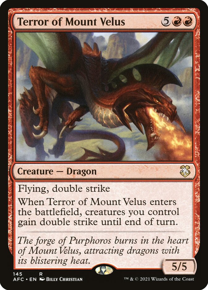 Terror of Mount Velus 145/62 (Commander: Adventures in the Forgotten Realms)  | Good Games Morley